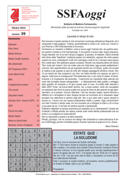 SSFAoggi - Ottobre 2013