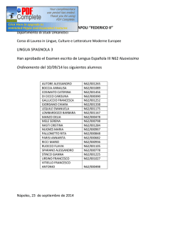 UNIVERSIT&Agrave; DEGLI STUDI DI NAPOLI &ldquo;FEDERICO II - DEU-NA