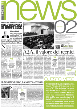 IngegneriBSNews - Meccanica delle Idee
