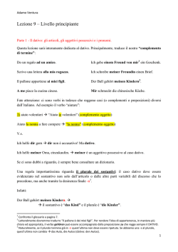 Lezione 9-tedesco per principianti