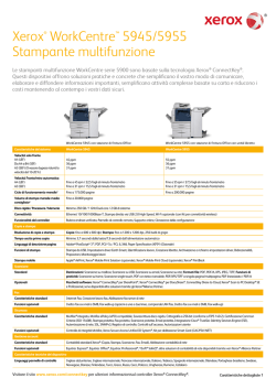 Caratteristiche dettagliate - WorkCentre 5945/5955