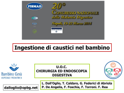 ingestione di caustici