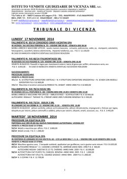 tribunaledivicenza - Istituto Vendite Giudiziarie di Vicenza