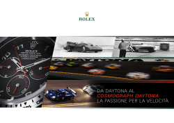 Da Daytona al Cosmograph Daytona la passione per la