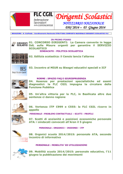 2014 – 05 Giugno - FLC CGIL Lombardia