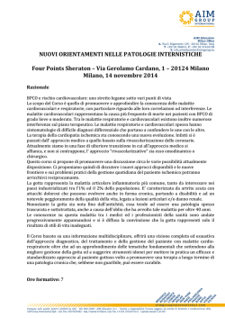 Scarica programma e CV relatori.