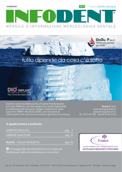 In questo numero a confronto:
