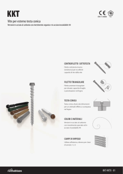 Scheda tecnica KKT