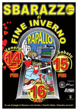 Ecco nel dettaglio i negozi che aderiscono allo