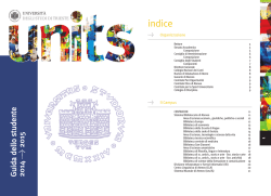 Guida completa - Universit&agrave; degli Studi di Trieste