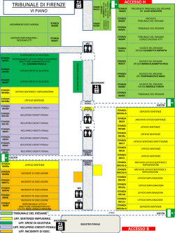 scarica la mappa - Tribunale di Firenze