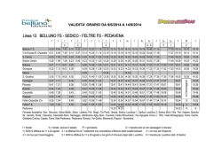 Linea 13 BELLUNO FS - SEDICO - FELTRE FS