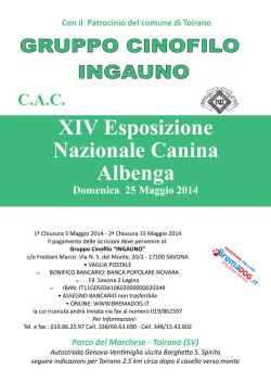 locandina Albenga-Toirano