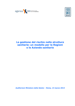 Rapporto - Federsanit&agrave;