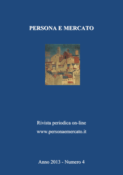 PERSONA E MERCATO