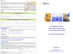 A24 ICAO - Trasporto aereo merci pericolose