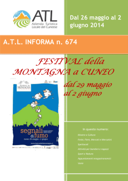 FESTIVAL della MONTAGNA a CUNEO
