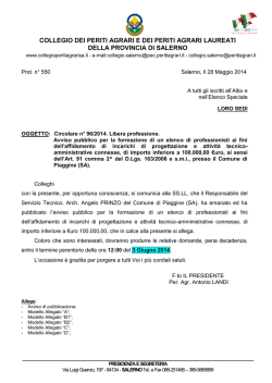 collegio dei periti agrari e dei periti agrari laureati della provincia di