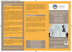 "In-Contro il Sex Offender" - pdf (Roma, A.A. 2013