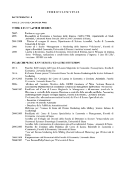 CV Nosi Costanza
