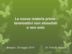 dott. Mengoli - Ordine dei Chimici di Bologna e Ravenna