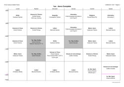 Orario provvisiorio classi sede geometri
