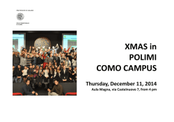 Events 2014 &ndash; Como Campus