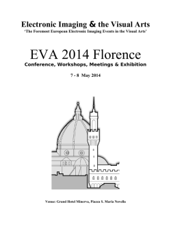 Electronic Imaging  the Visual Arts - IAPP