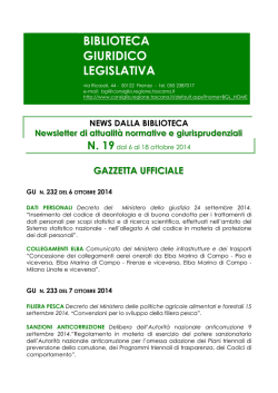 BIBLIOTECA GIURIDICO LEGISLATIVA