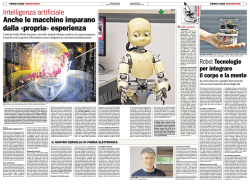 Anche le macchine imparano dalla &laquo;propria&raquo; esperienza no