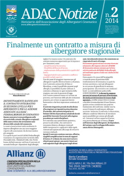 Finalmente un contratto a misura di albergatore stagionale