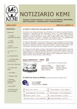 KEMI &ndash; Notiziario - News