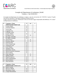 2014_04_30 Verbale Consiglio n.5 - DiARC