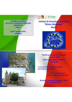invito manifestazione scambio etampes-avola2014