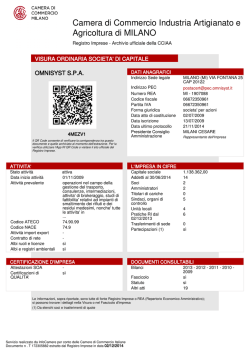Certificato C.C.I.A.A