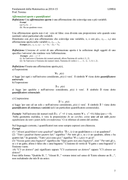 Introduzione ai sillogismi - Dipartimento di Matematica