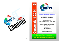 convenzioni 2014-2015 - UIL FPL Genova e Liguria