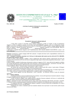 contrattazione 2014-15