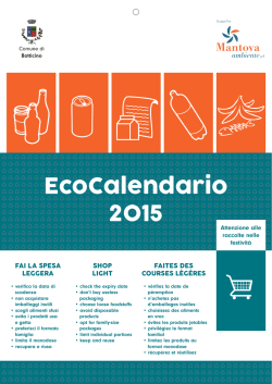 Calendario 2015 - Comune di Botticino