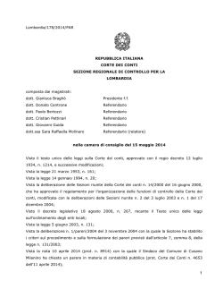 Lombardia/178/2014/PAR REPUBBLICA ITALIANA CORTE