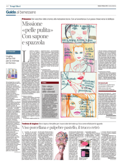 Missione &laquo;pelle pulita&raquo; Con sapone e spazzola