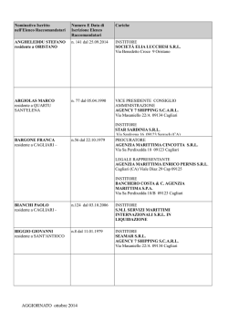 AGGIORNATO ottobre 2014