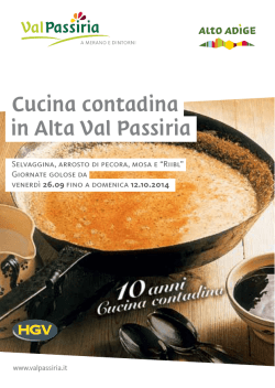 Opuscolo 2014 da scaricare