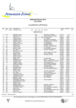 33 Km - Formazzaevent