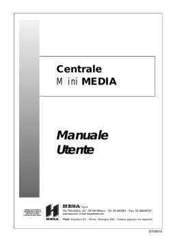 Manuale Utente - Alfa Alert Antifurto