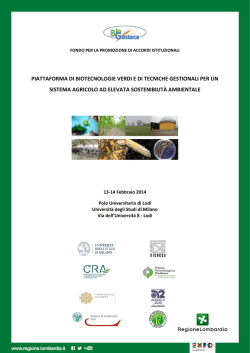 Programma - Universit&agrave; degli Studi di Milano