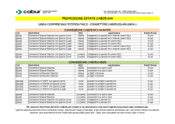 PROMOZIONE ESTATE CABUR 2014