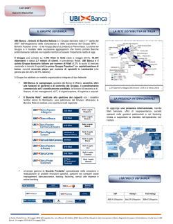 LA RETE DISTRIBUTIVA IN ITALIA LA PRESENZA