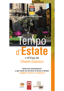 Estate - Comune di Greve in Chianti