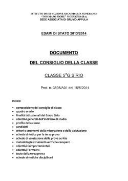 5G Sirio - IISS “T. Fiore”, Modugno